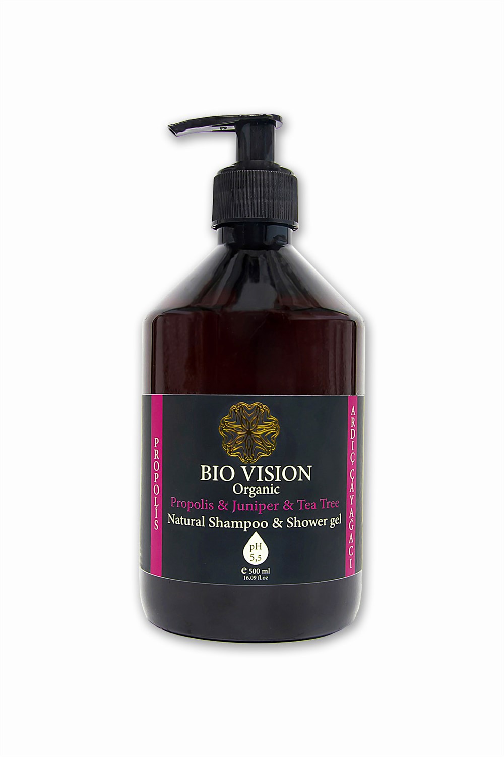 BIO VISION Organic Propolis Ardıç Çay Ağacı Şampuan 500ml