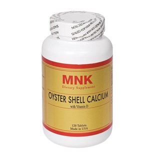 MNK Oyster Shell Calcium With Vitamin D 120 Tablet